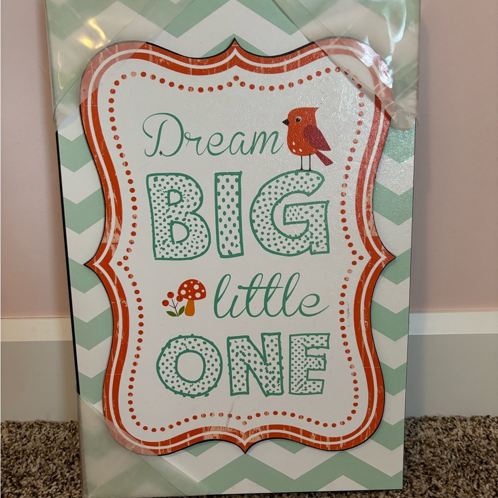 Dream Big Little One Wall Art